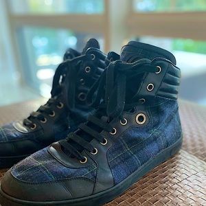 Gucci High-Top Sneakers for Men. Size 10.